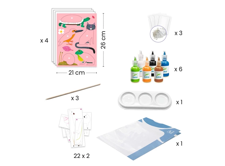 Knutselset-Gemarmerd-papier