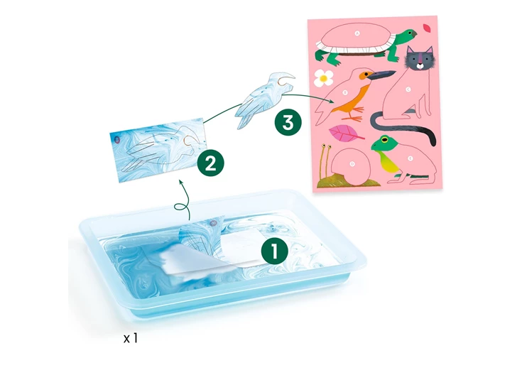 Knutselset-Gemarmerd-papier