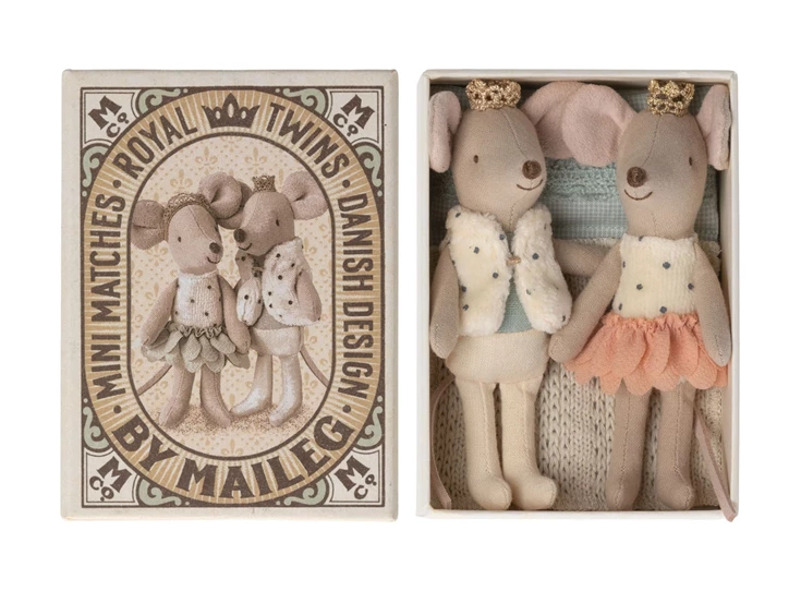 Koninklijke-Tweeling-Muizen-Zusje-en-Broertje-in-Doosje