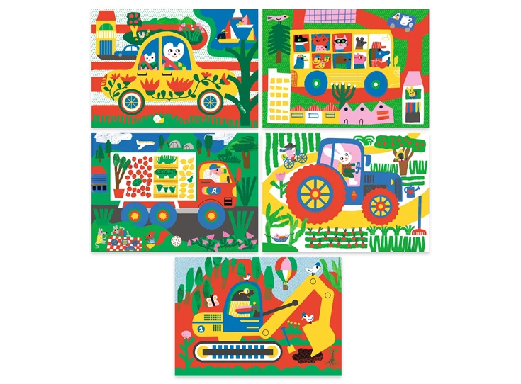 Kraskaarten-Voertuigen