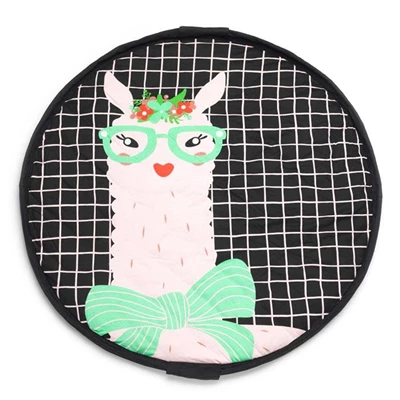Lama-baby-Soft-Speeltapijt-Opbergzak