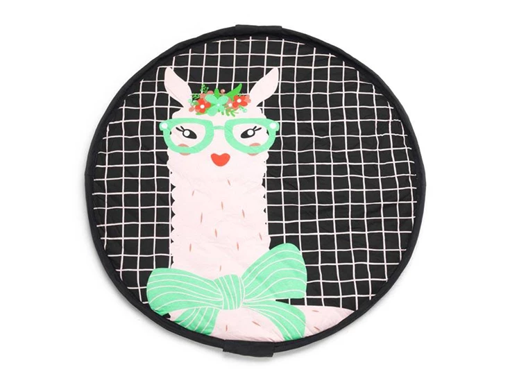 Lama-baby-Soft-Speeltapijt-Opbergzak