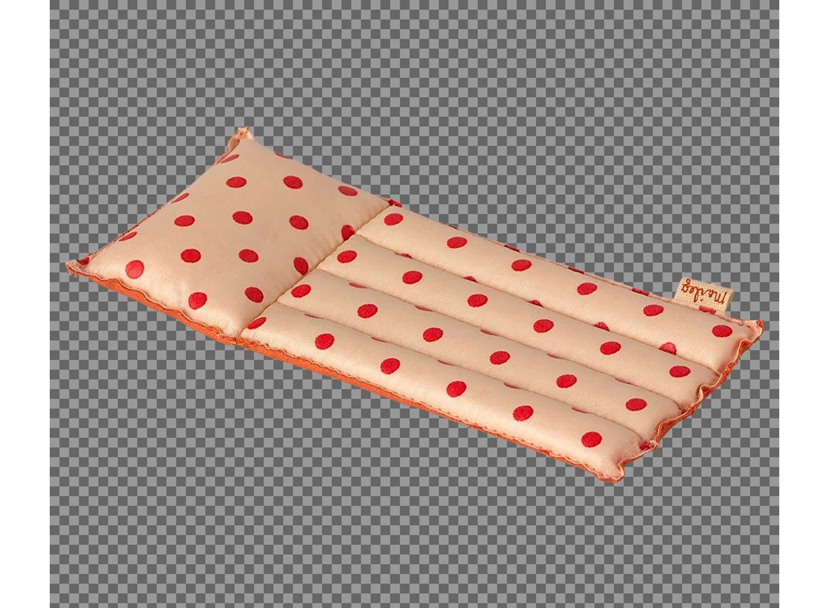 Luchtmatras-Muis-Rode-Bolletjes
