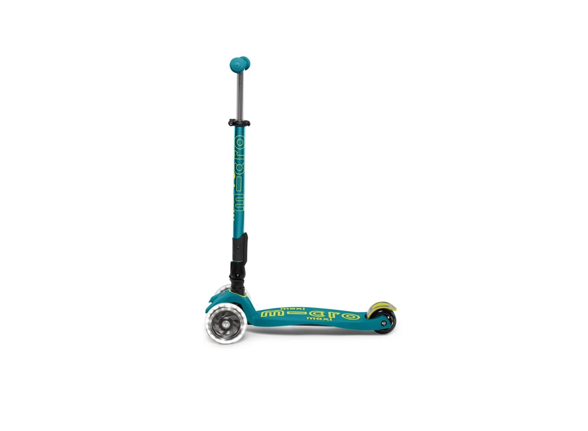 Maxi-Micro-Deluxe-Petrol-Green-Foldable-LED