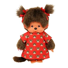 Meisje-rood-jurkje-met-print-20-cm