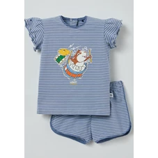 Meisjes-pyjama-blauw-gebroken-wit-gestreept-1m