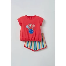 Meisjes-pyjama-fuchsia-3m