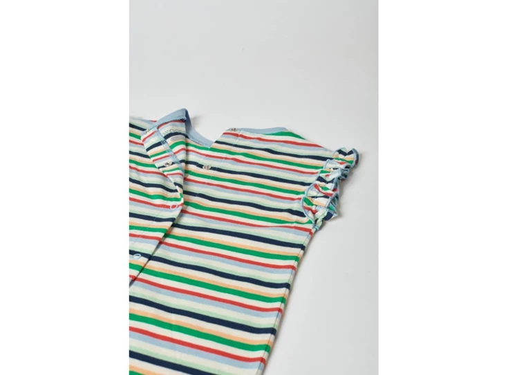 Meisjes-Pyjama-multicolor-gestreept-krokodil-12m