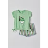 Meisjes-Pyjama-pastelgroen-3m