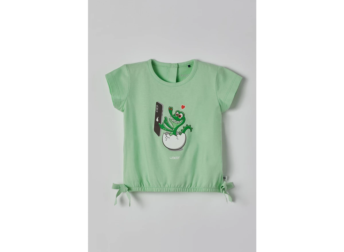 Meisjes-Pyjama-pastelgroen-3m