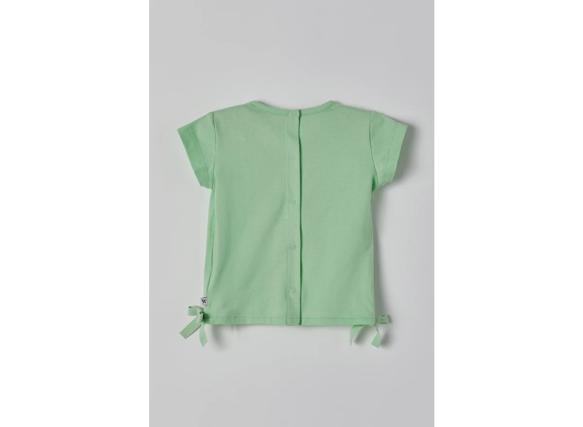 Meisjes-Pyjama-pastelgroen-3m