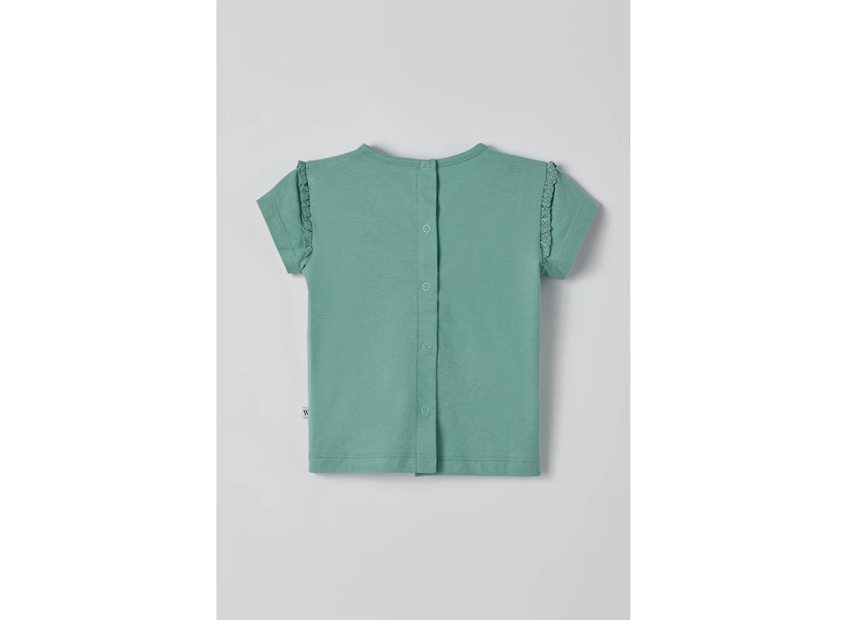Meisjes-Pyjama-zeegroen-1m