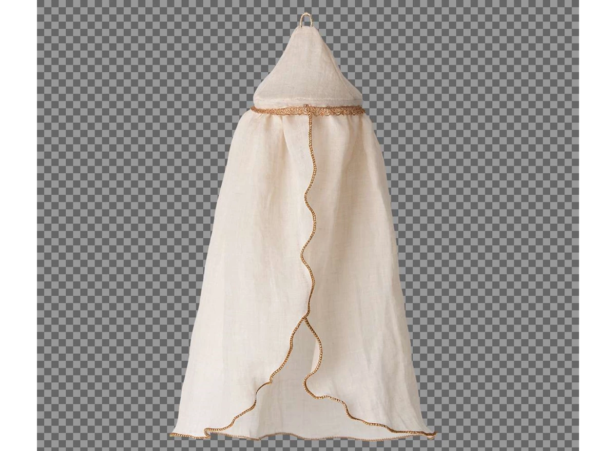 Miniatuur-bed-Cream