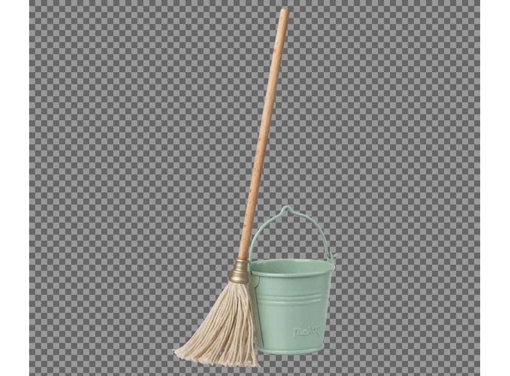 Miniatuur-Emmer-en-Zwabber