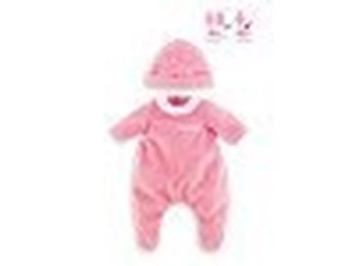 Mon-Grand-Poupon-Pyjama-Roze-met-Muts-36-cm