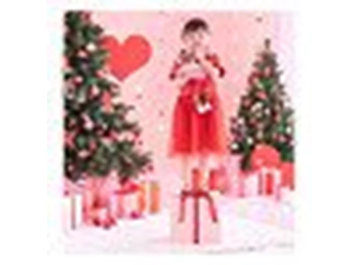 Mon-Premier-Poupon-Poppenjurk-en-Hoofdban-Hartjes-30-cm