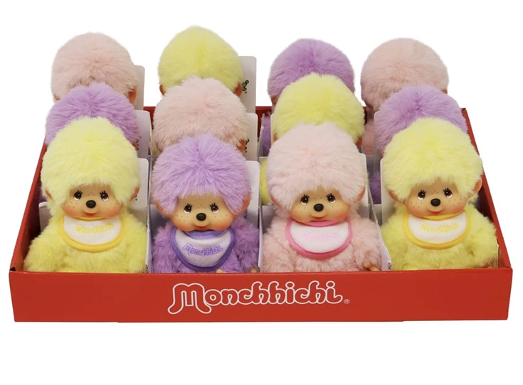 Monchhichi-in-display-3kleuren-12st-15cm-