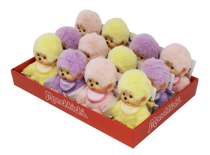 Monchhichi-in-display-3kleuren-12st-15cm-