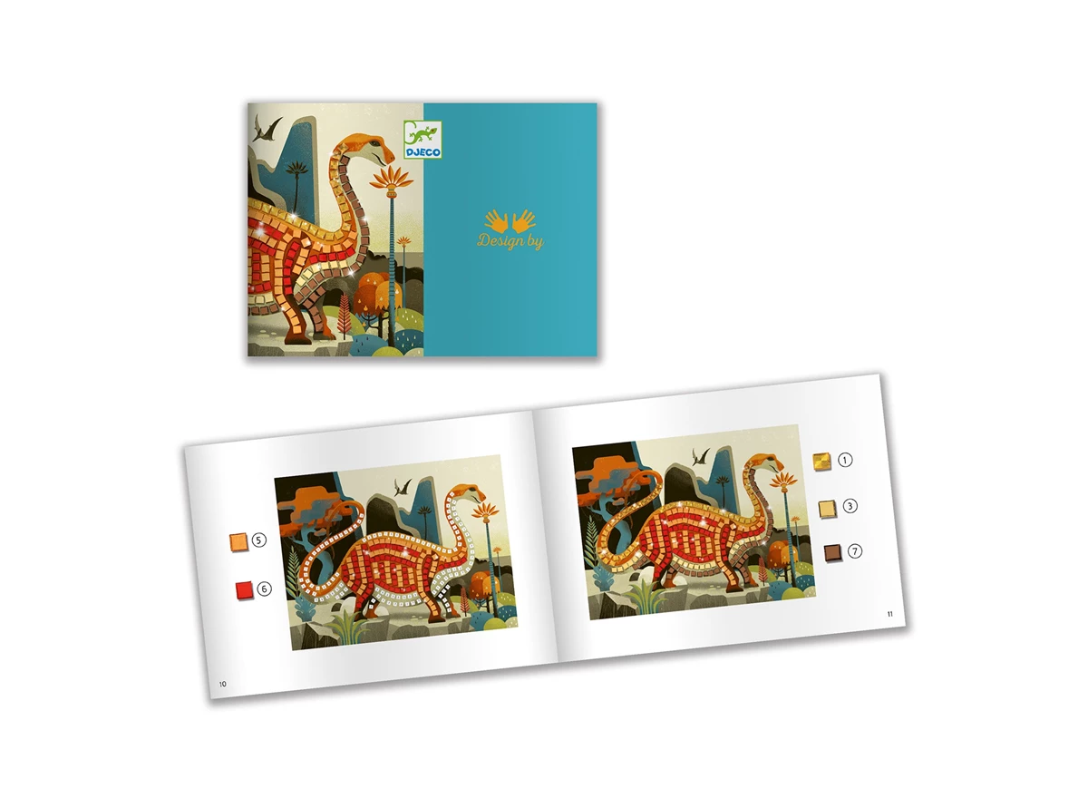 Mozaiek-Dinosauriers