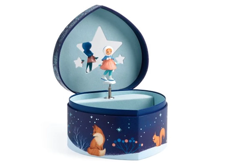 Muziekdoosje-Schaatster