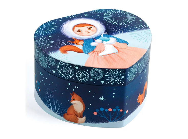 Muziekdoosje-Schaatster