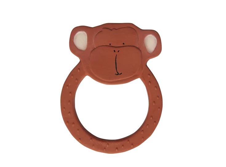 Natural-rubber-round-teether-Mr-Monkey