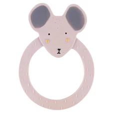 Natural-rubber-round-teether-Mrs-Mouse