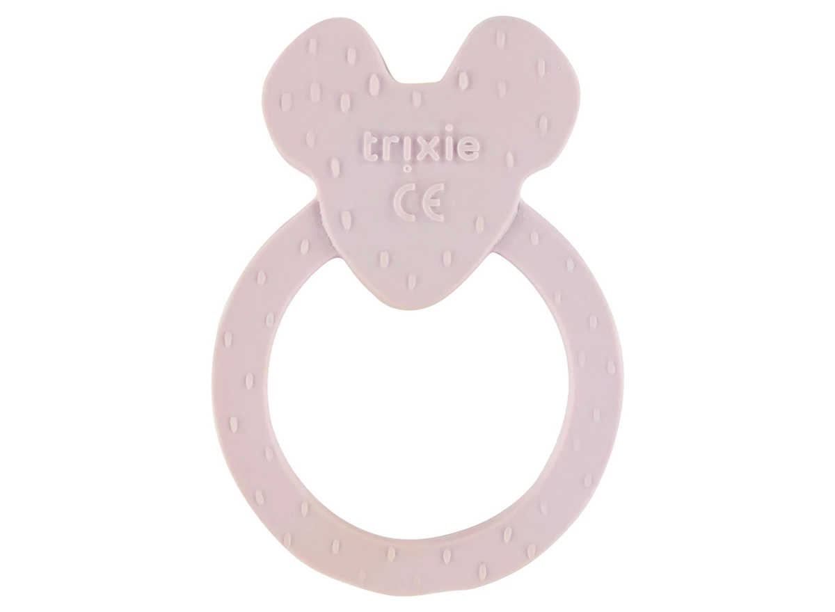 Natural-rubber-round-teether-Mrs-Mouse