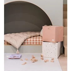 Opslagkubus-Beige-Effen