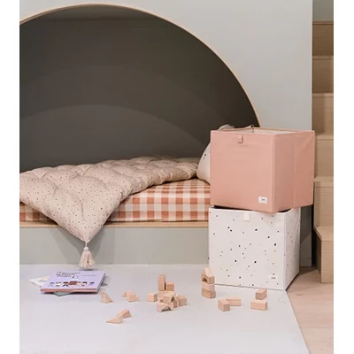 Opslagkubus-Beige-Effen