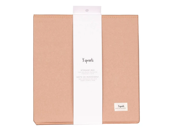 Opslagkubus-Beige-Effen