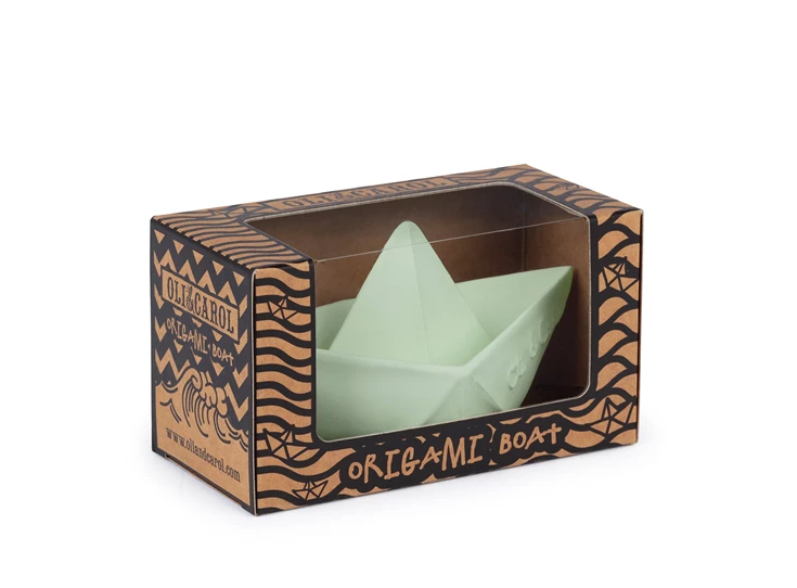 Origami-Boat-Mint-Badspeeltje