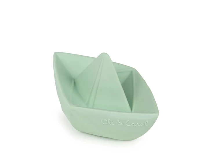 Origami-Boat-Mint-Badspeeltje