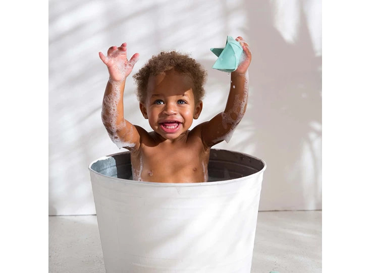 Origami-Boat-Mint-Badspeeltje