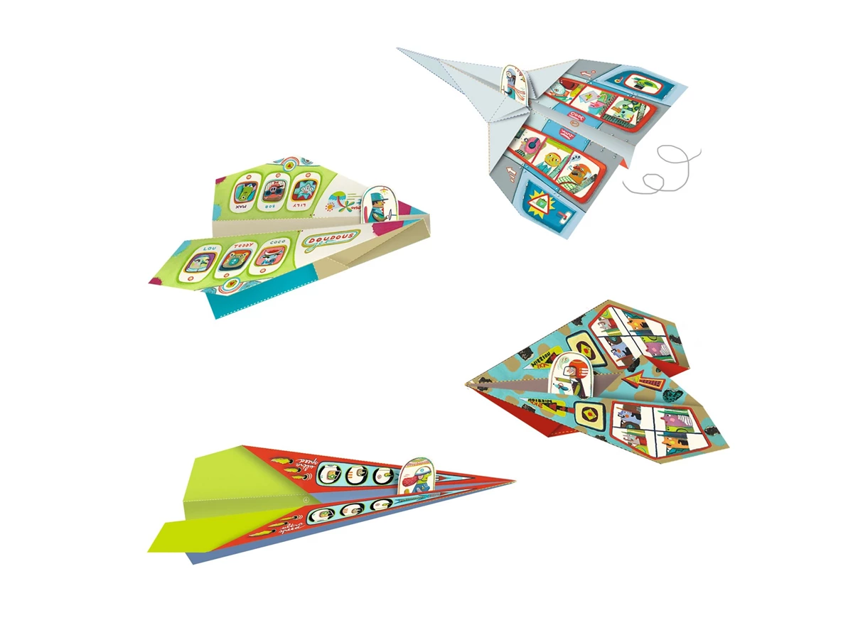 Origami-Vliegtuigen