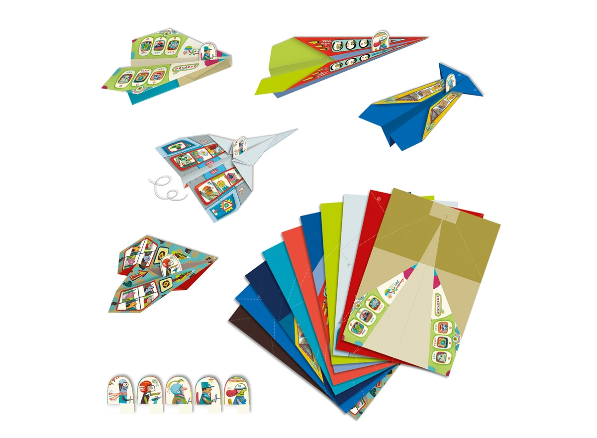 Origami-Vliegtuigen