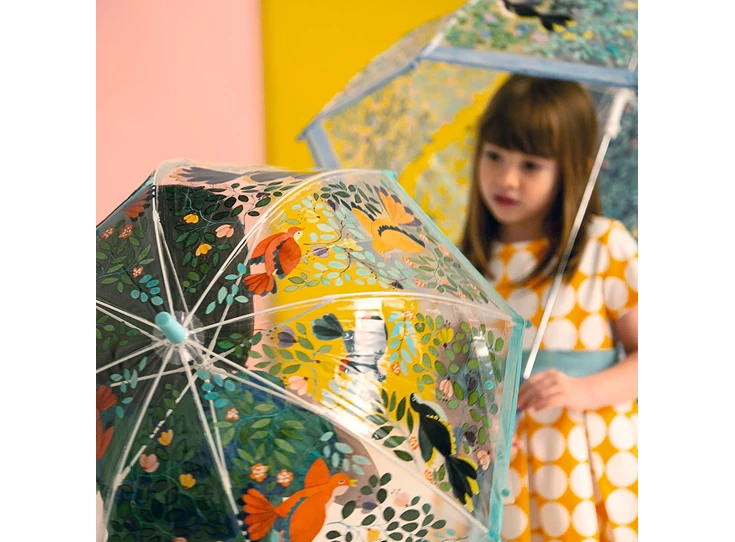 Paraplu-Bloemen-Vogels