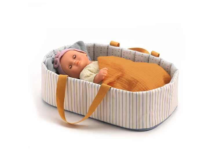 Pomea-Draagwiegje-Blue-Lines-30-36-cm