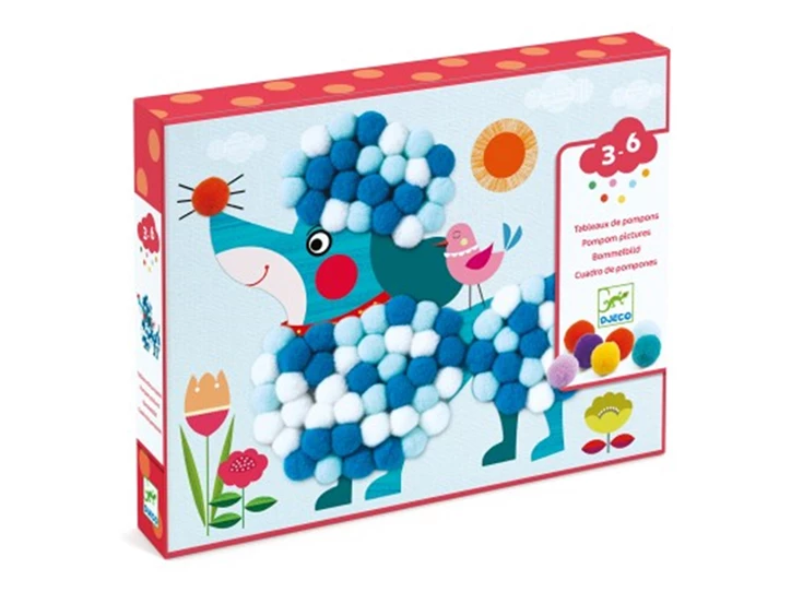 Pomponschilderij-Honden-om-te-knuffelen