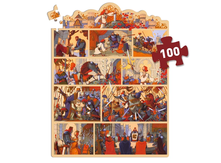 Puzzel-100-stuks-Koning-Arthur