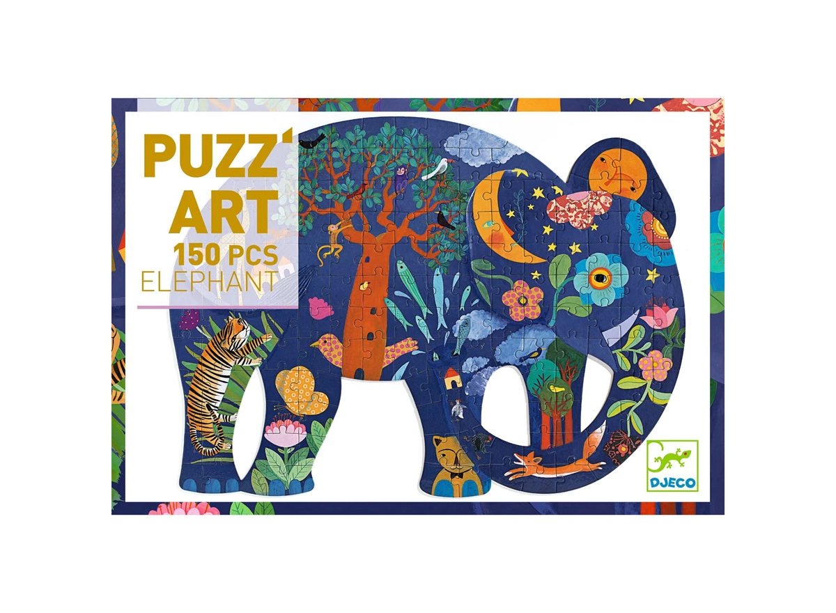 Puzzel-150-stuks-Olifant