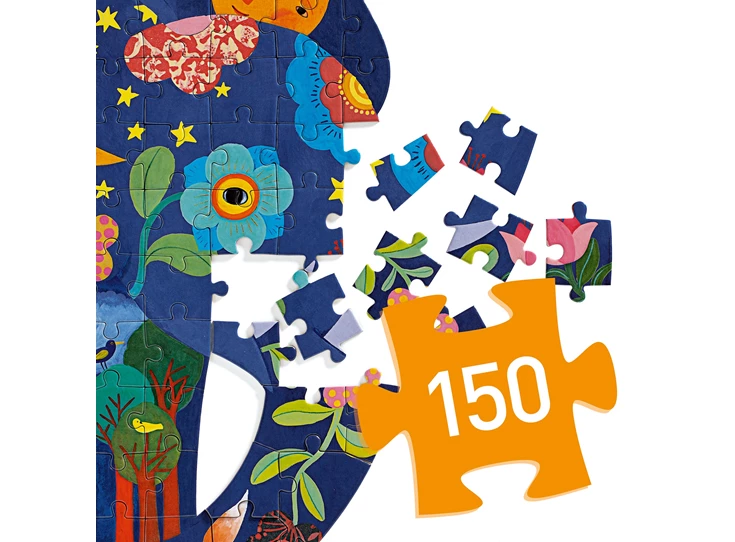 Puzzel-150-stuks-Olifant