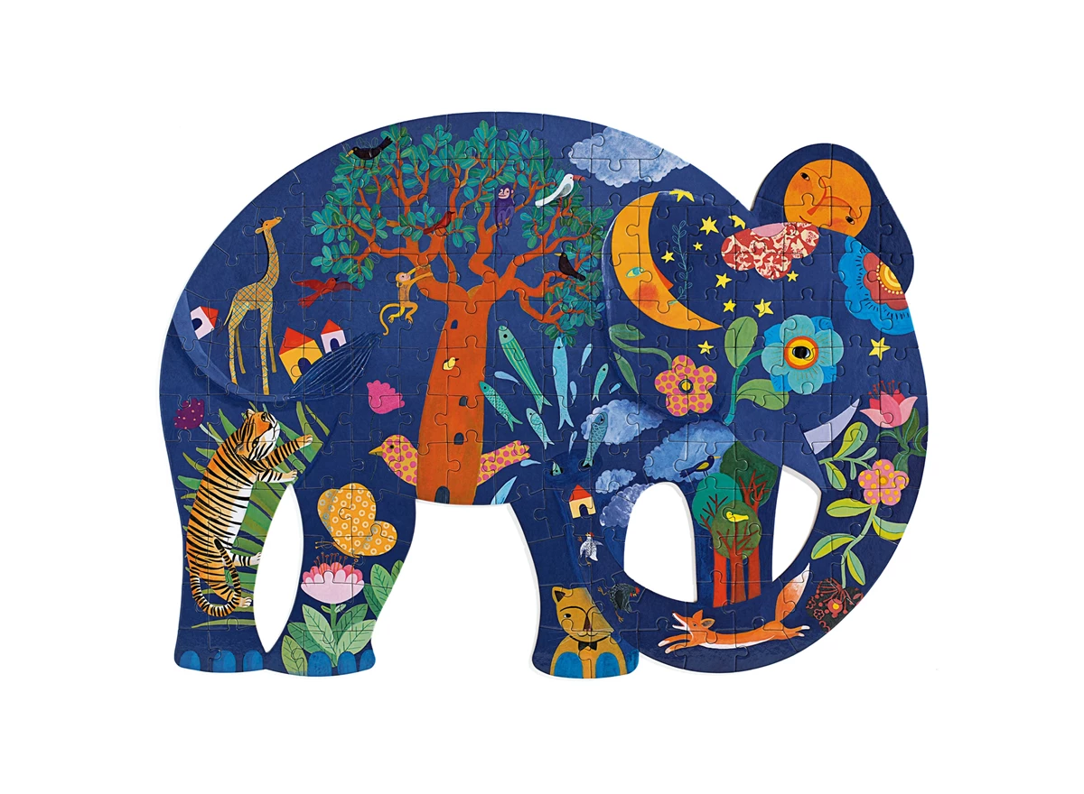 Puzzel-150-stuks-Olifant