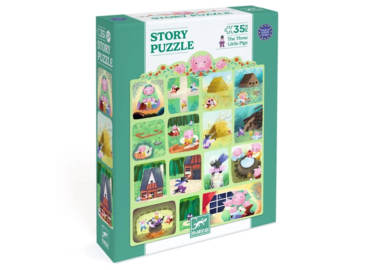 Puzzel-35-stuks-Drie-Kleine-Biggetjes