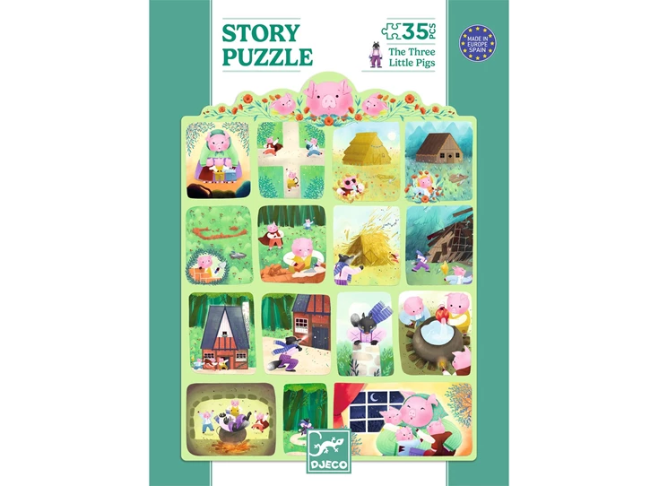 Puzzel-35-stuks-Drie-Kleine-Biggetjes