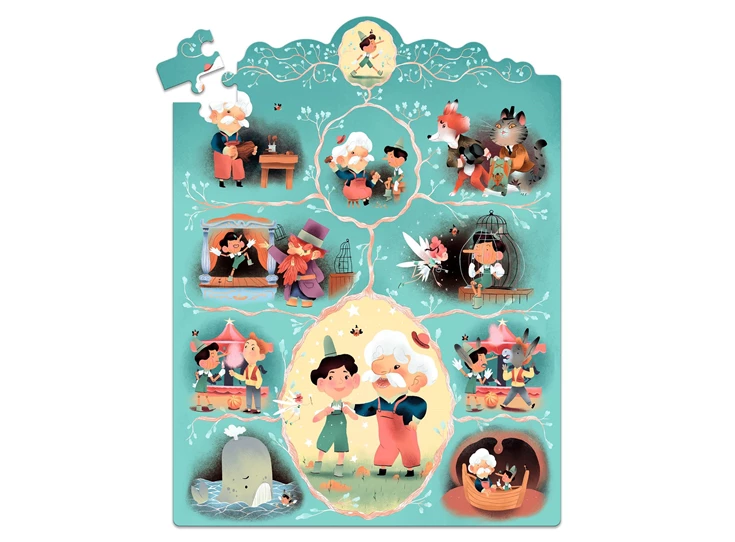 Puzzel-54-stuks-Pinocchio