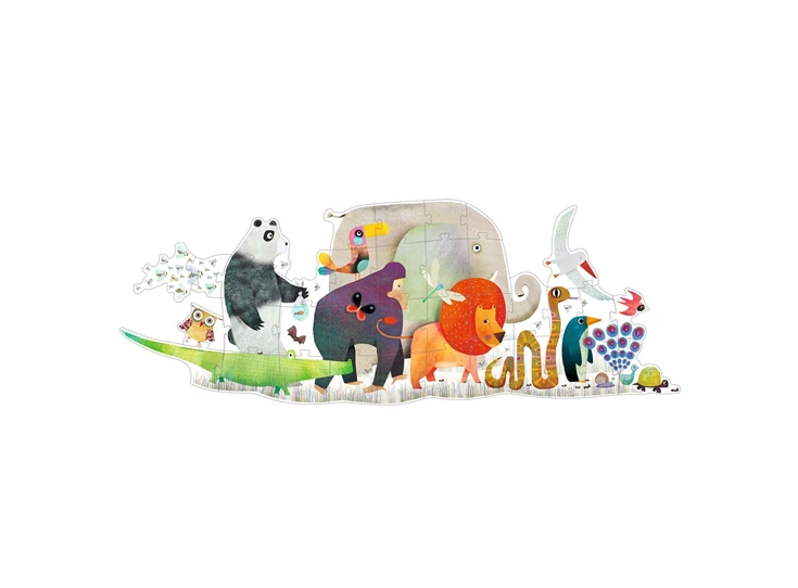 Puzzel-Dierenparade-36-stukken