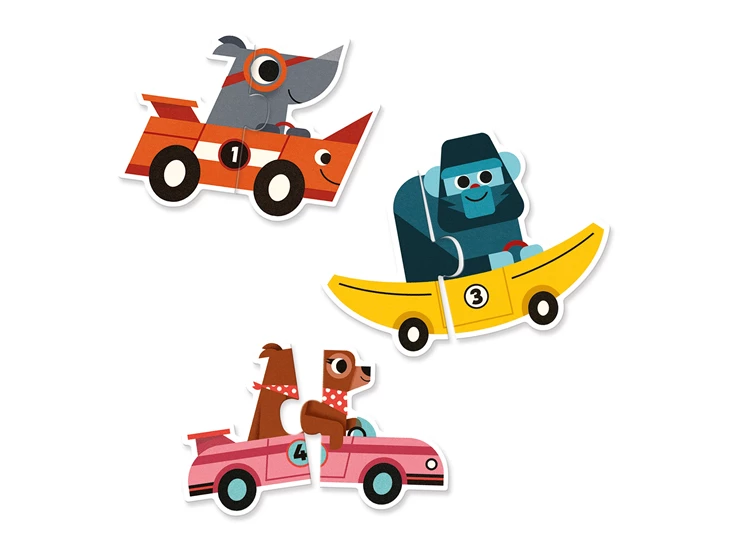 Puzzel-duo-Auto-s