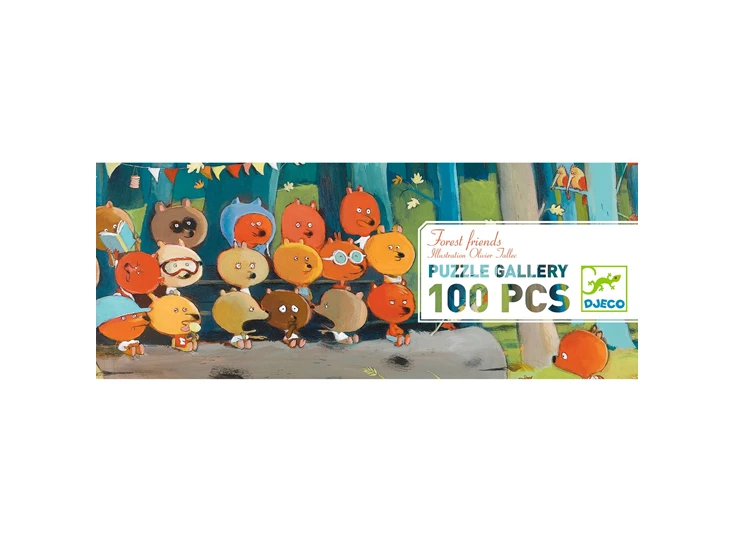 Puzzel-gallery-100-stukken-Forest-Friends