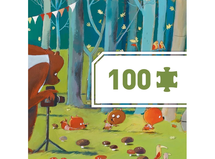 Puzzel-gallery-100-stukken-Forest-Friends